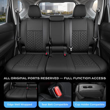 Load image into Gallery viewer, Fit Nissan 2017-2020 Rogue S/SV/SL Upgrade Full Wrap Premium Faux Leather Custom Car Seat Covers (Copy)