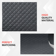 Load image into Gallery viewer, Coverado PVC Car Seat Covers Front and Back Faux Leather &amp;Fabric Auto Seat Protector Universal Fit