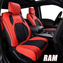 Load image into Gallery viewer, Truckiipa 2002-2023 Ram 1500 Car Seat Covers Full Coverage Leather Auto Seat Protector Fit 1500 2500 3500 Crew Mega Cab Rebel Laramie Big Long Horn