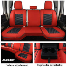 Load image into Gallery viewer, Truckiipa 2002-2023 Ram 1500 Car Seat Covers Full Coverage Leather Auto Seat Protector Fit 1500 2500 3500 Crew Mega Cab Rebel Laramie Big Long Horn