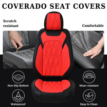 Load image into Gallery viewer, Coverado Auto Seat Covers 5 Seats Full Set for Cars Faux Leather Front and Back Seats Washable Universal Fit