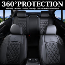 Load image into Gallery viewer, Coverado 2 Seats Front Pair Seat Covers Faux Leather Breathable Waterproof Universal Fit