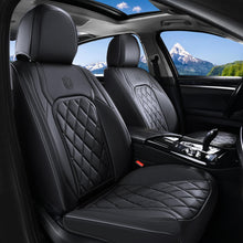 Load image into Gallery viewer, Coverado 2 Seats Front Pair Seat Covers Faux Leather Breathable Waterproof Universal Fit