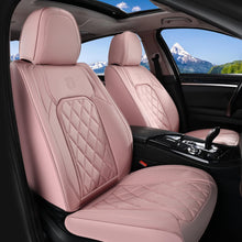 Load image into Gallery viewer, Coverado Front and Back Seat Covers Faux Leather Full Set Breathable Waterproof Seat Protectors Universal Fit