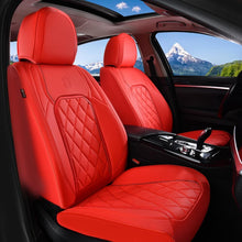 Load image into Gallery viewer, Coverado 2 Seats Front Pair Seat Covers Faux Leather Breathable Waterproof Universal Fit