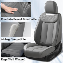 Load image into Gallery viewer, Coverado Front and Back Car Seat Covers Faux Leather Water Resistant Seat Protectors Universal Fit