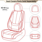 Coverado Headrest Cover/ Front Backrest/ Front Bottom Seat Individual Dedicated Separate Parts (Select 40-50 Days Delivery)