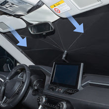 Load image into Gallery viewer, Coverado 2025 New Upgrade Car Windshield Sun Shade Umbrella Foldable Sun Shade Cover UV Block Car Front Window Heat Insulation Protection for Sedan, SUV, Trucks (Size M / L)