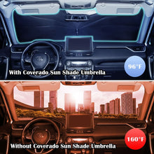 Load image into Gallery viewer, Coverado 2025 New Upgrade Car Windshield Sun Shade Umbrella Foldable Sun Shade Cover UV Block Car Front Window Heat Insulation Protection for Sedan, SUV, Trucks (Size M / L)