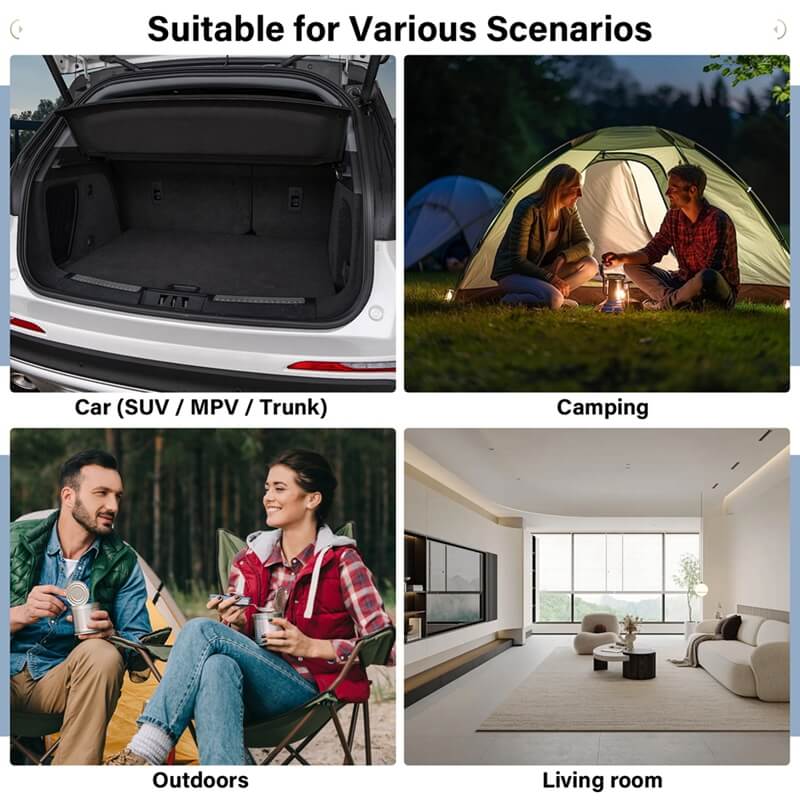 Coverado Air Mattress for Car Back Seat SUV Trunk Camping Sleeping Bed Air Mattress Universal Fit