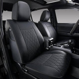 Fit 2016-2023 Toyota Tacoma Double/Crew Cab Coverado Tacoma Seat Covers Leather Seat Covers for Cars Auto Seat Protectors