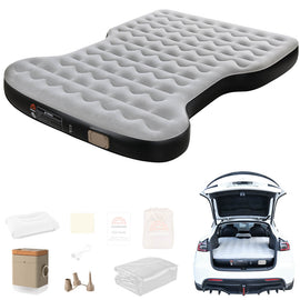 50% OFF🔥🔥 Coverado Air Mattress Custom Fit 2021-2024 Tesla Model Y Inflatable Camping Bed Travel SUV Sleeping Pad with Car Air Pump
