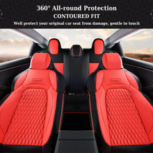 Load image into Gallery viewer, Coverado Custom Fit 2024 Tesla Model 3 Car Seat Covers Premium Leather Front and Back Auto Seat Protectors