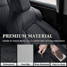 Load image into Gallery viewer, Coverado Custom Fit 2024 Tesla Model 3 Car Seat Covers Premium Leather Front and Back Auto Seat Protectors