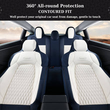 Load image into Gallery viewer, Coverado Custom Fit 2024 Tesla Model 3 Car Seat Covers Premium Leather Front and Back Auto Seat Protectors