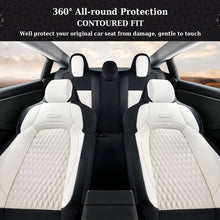 Load image into Gallery viewer, Coverado Custom Fit 2024 Tesla Model 3 Car Seat Covers Premium Leather Front and Back Auto Seat Protectors