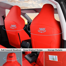 Load image into Gallery viewer, Coverado Custom Fit 2024 Tesla Model 3 Car Seat Covers Premium Leather Front and Back Auto Seat Protectors