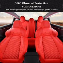 Load image into Gallery viewer, Coverado Custom Fit 2024 Tesla Model 3 Car Seat Covers Premium Leather Front and Back Auto Seat Protectors