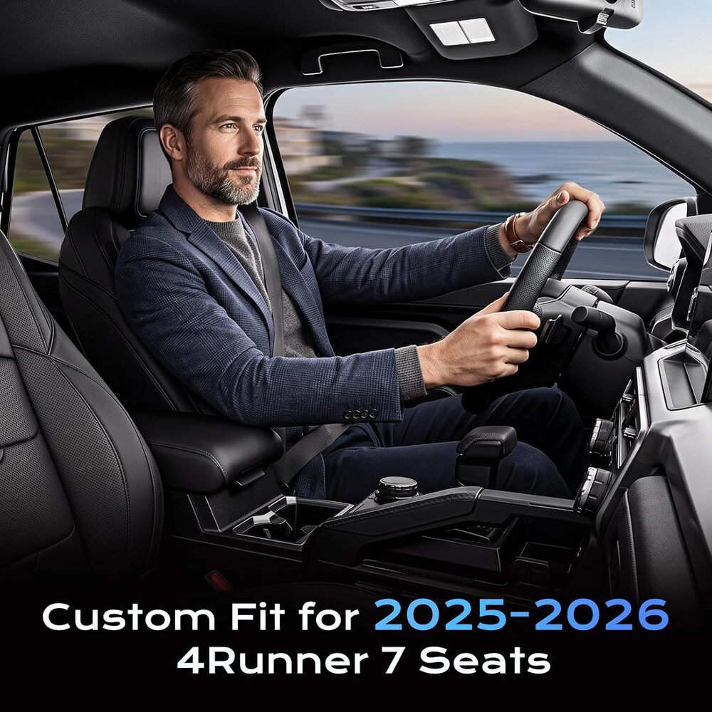 Toyota 4Runner 2025-2026 Premium Upgraded Full Wrap Faux Leather Custom Car Seat Covers