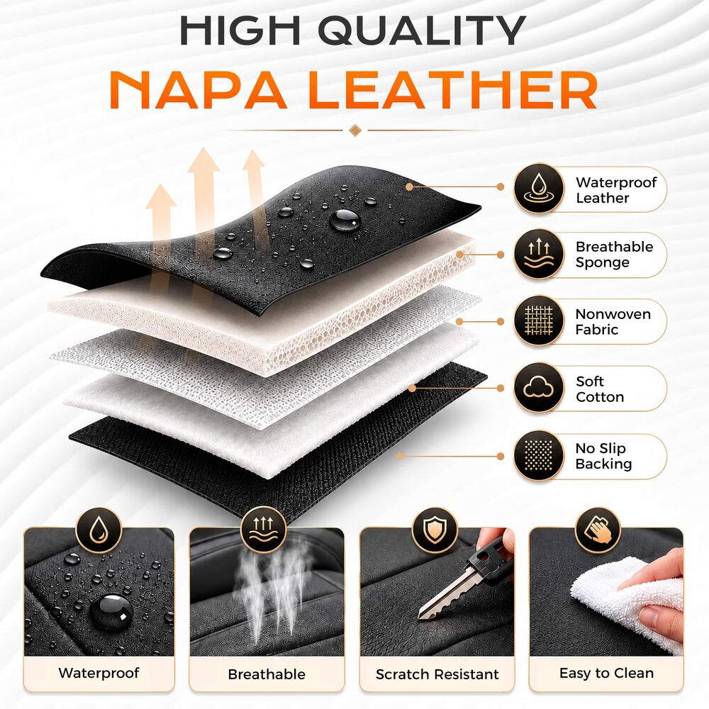 Toyota Corolla Faux Leather Custom Car Seat Covers Fit 2020-2026 SE & 2023-2026 XSE & 2025 FX