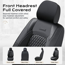Load image into Gallery viewer, Toyota Tacoma Custom Faux Leather Car Seat Covers | Fit 3rd Gen Tacoma 2016-2023