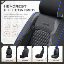 Load image into Gallery viewer, Toyota Tacoma Custom Faux Leather Car Seat Covers | Fit 3rd Gen Tacoma 2016-2023