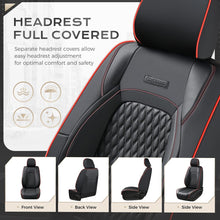 Load image into Gallery viewer, Toyota Tacoma Custom Faux Leather Car Seat Covers | Fit 3rd Gen Tacoma 2016-2023