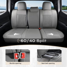 Load image into Gallery viewer, Toyota Tacoma Custom Faux Leather Car Seat Covers | Fit 3rd Gen Tacoma 2016-2023