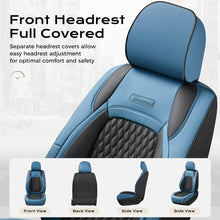 Load image into Gallery viewer, Toyota Tacoma Custom Faux Leather Car Seat Covers | Fit 3rd Gen Tacoma 2016-2023