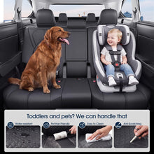 Load image into Gallery viewer, Toyota Highlander 2014-2026 Full Set Full Coverage Custom Car Seat Covers Luxury Faux Leather Seat Protector