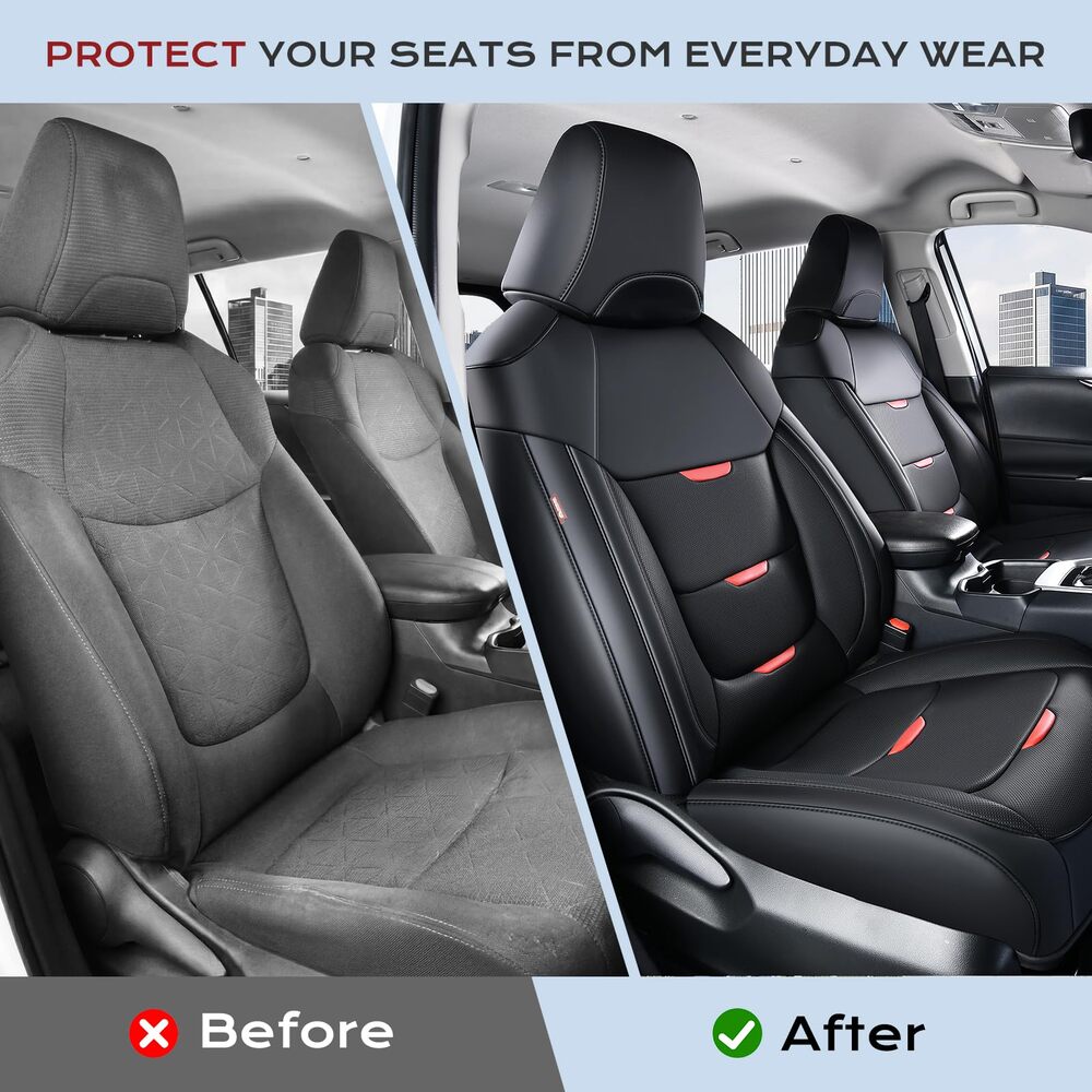 Toyota RAV4 Specific Fit Seat Covers | Fit For 2009-2025 | Front and Rear Full Set