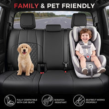 Load image into Gallery viewer, Toyota Tacoma 2024–2026 Upgraded Full Coverage Premium Faux Leather Custom Car Seat Covers