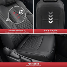 Load image into Gallery viewer, Toyota Tacoma 2024–2026 Upgraded Full Coverage Premium Faux Leather Custom Car Seat Covers