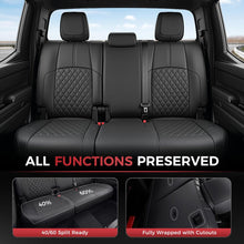 Load image into Gallery viewer, Toyota Tacoma 2024–2026 Upgraded Full Coverage Premium Faux Leather Custom Car Seat Covers