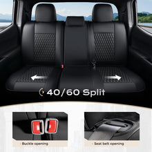 Load image into Gallery viewer, Toyota Tacoma Custom Faux Leather Car Seat Covers | Fit 4th Gen Tacoma 2024-2026