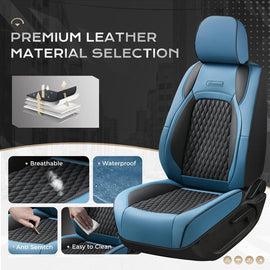 Toyota Tacoma Custom Faux Leather Car Seat Covers Fit 4th Gen Tacoma 2024-2026