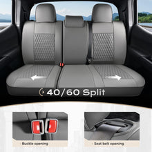 Load image into Gallery viewer, Toyota Tacoma Custom Faux Leather Car Seat Covers | Fit 4th Gen Tacoma 2024-2026