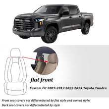 Load image into Gallery viewer, 50% OFF🔥🔥Fit 2007-2013 Toyota Tundra CrewMax Custom Fit Coverado Car Seat Covers Full Coverage Water Resistant Auto Seat Protectors