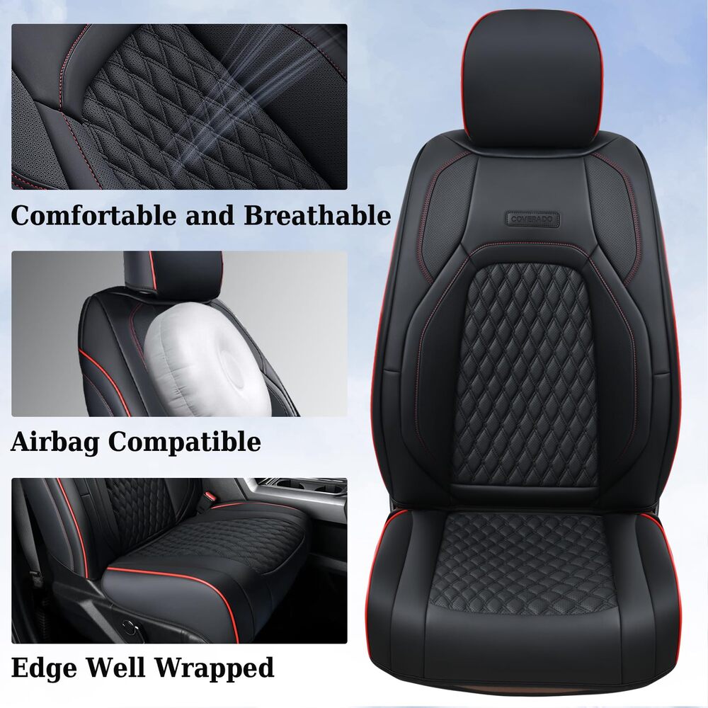 50% OFF🔥🔥Fit 2007-2013 Toyota Tundra CrewMax Custom Fit Coverado Car Seat Covers Full Coverage Water Resistant Auto Seat Protectors