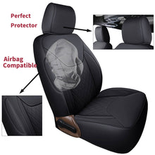 Load image into Gallery viewer, Coverado Seat Covers for 2007-2017 Jeep Wrangler JK JL 2-Door/4-Door Faux Leather Custom Fit