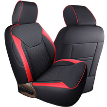 Load image into Gallery viewer, Coverado Seat Covers for 2007-2017 Jeep Wrangler JK JL 2-Door/4-Door Faux Leather Custom Fit