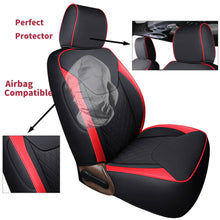Load image into Gallery viewer, Coverado Seat Covers for 2007-2017 Jeep Wrangler JK JL 2-Door/4-Door Faux Leather Custom Fit