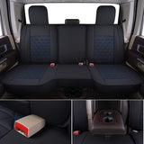 2002-2023 Ram 1500/2500/3500 with Curved Back Coverado Custom Fit Car Seat Cover Full Set Bench Seat