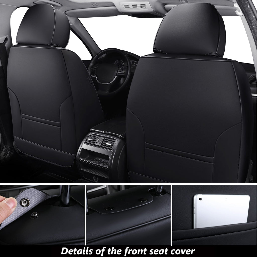 Coverado Waterproof Seat Covers Black 2