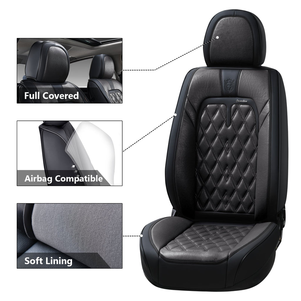 Coverado Waterproof Seat Covers Black 4