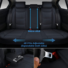 Load image into Gallery viewer, Coverado Seat Cover for Car Seat Seat Protector Car Fit Sedan Black 4