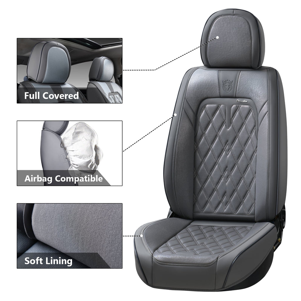 Coverado Waterproof Seat Covers Gray 4