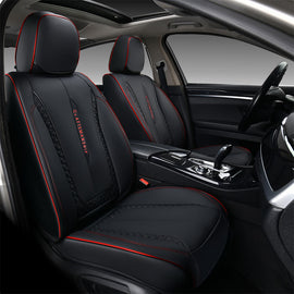 Coverado Front and Back Seat Covers for Cars Wash Seat Covers Fit Car Red 1