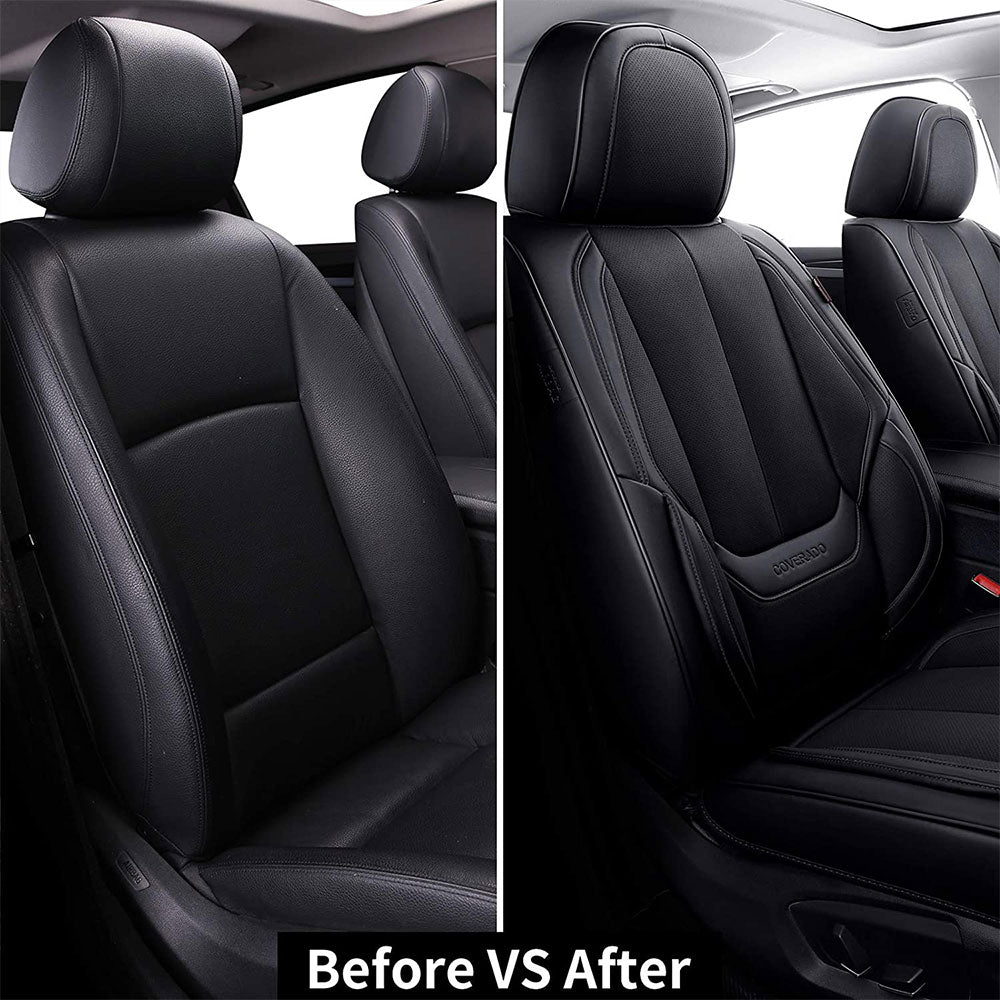 Coverado Seat Cover For Car Seat Washable Seat Cover Fit SUV Black 4