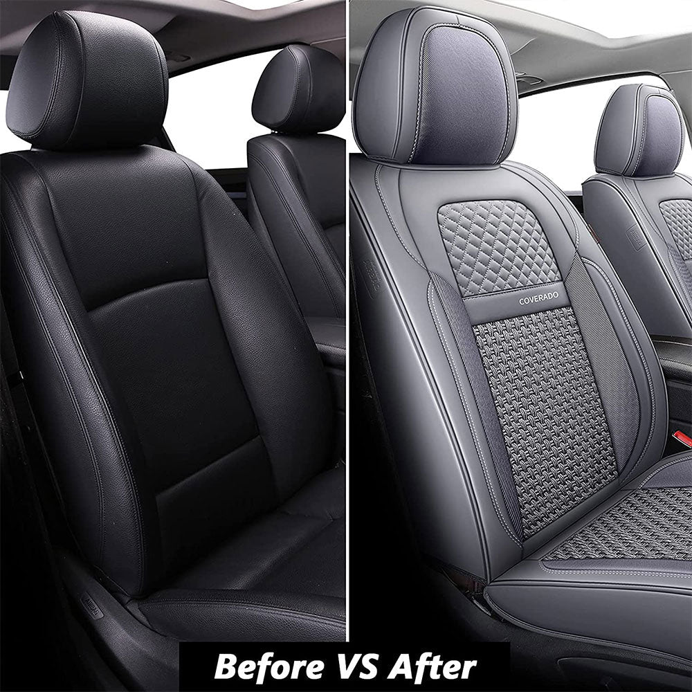 Coverado Seat Cover Sale Universal Seat Covers for Cars Fit SUV Gray 7